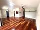 Bright living room with hardwood flooring and ample natural light at 600 Caribbean Dr, Lakeland, FL 33803