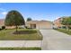 Charming single-Gathering home with a well-maintained front yard and two-car garage at 6610 Crescent Loop, Winter Haven, FL 33884