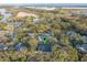 Aerial view showing home's location in a residential neighborhood at 7026 Parliament Pl, Lakeland, FL 33809