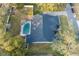 Bird's-eye view of house, showing backyard pool at 7026 Parliament Pl, Lakeland, FL 33809