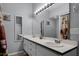 Clean bathroom, double vanity with updated fixtures at 7026 Parliament Pl, Lakeland, FL 33809