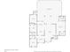 One-story house floor plan, showing bedrooms, kitchen, and living areas at 7026 Parliament Pl, Lakeland, FL 33809