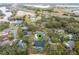 Aerial view showcasing the home's location in a residential area at 7026 Parliament Pl, Lakeland, FL 33809