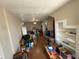 Spacious living room with an overwhelming number of cardboard boxes and storage items at 118 S 5Th St, Haines City, FL 33844