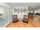 Cozy seating area with hardwood floors and modern decor at 1401 Easton Dr, Lakeland, FL 33803