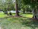 Well-manicured front yard featuring mature trees and landscaping, offering shade and privacy at 362 Pasco Ct, Winter Haven, FL 33884