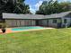 A refreshing backyard pool with a spacious deck area, perfect for relaxation and entertainment at 362 Pasco Ct, Winter Haven, FL 33884