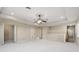 Spacious bonus room with neutral carpet, recessed lights, and high ceilings at 4002 Sunset Lake Dr, Lakeland, FL 33810