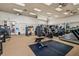 Well-equipped fitness center offering modern exercise machines, treadmills, and weights for a complete workout experience at 4002 Sunset Lake Dr, Lakeland, FL 33810