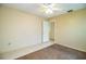 Bedroom with carpet and ceiling fan at 474 Cameo Dr, Lakeland, FL 33803