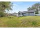 Another perspective of the backyard; lawn, patio, and views of neighboring houses at 5942 White Tail Loop, Lakeland, FL 33811