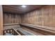 Relaxing wooden sauna with benches, perfect for unwinding after a workout at 6224 Crane Dr, Lakeland, FL 33809