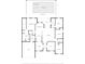 Detailed floor plan showcasing the layout with primary bedroom, kitchen, and a swimming pool with screened porch at 824 Ulmer Rd, Frostproof, FL 33843