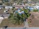 A cozy home with a backyard swimming pool and mature trees in a suburban neighborhood at 827 Sherwood Dr, Lake Wales, FL 33898