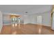 Dining room with hardwood floors and french doors at 1047 Sugartree S Ln, Lakeland, FL 33813