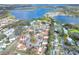 The aerial view highlights this property's convenient location near a large lake, offering recreational opportunities at 1880 N Crystal Lake Dr # 4, Lakeland, FL 33801