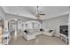 Bright and open living room featuring neutral walls and tile flooring at 3978 Viamonte Ln, Lakeland, FL 33810