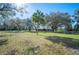 Large front yard with mature trees, a well-maintained lawn, and a charming home at 4075 Davis Rd, Mulberry, FL 33860