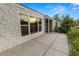 Exterior view of the front entrance featuring decorative stone accents and a covered porch area at 4550 Old Colony Rd, Mulberry, FL 33860