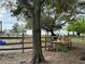 Horse training platform with a fenced in area to train horses at 6615 Broken Arrow S Trl, Lakeland, FL 33813