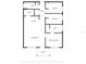 Floor plan showing living room, kitchen, bedrooms, bathrooms, utility, entry, and porch at 2161 Maple Hill Ct, Lakeland, FL 33811