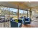 Relaxing sunroom with large windows offering plenty of natural light at 2173 Mission Hills Dr, Lakeland, FL 33810