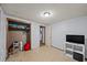 Bedroom featuring hard floors, natural light, and storage at 2714 Golfview St, Lakeland, FL 33801