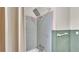 Shower with tile surround and shower curtain at 3207 S Polk Ave, Lakeland, FL 33803