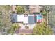 Aerial view of home featuring a pool, patio and landscaped yard at 511 Mcrorie St, Lakeland, FL 33803