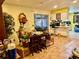 Bright dining space connecting to the kitchen, ideal for Gathering meals and casual dining at 5422 Oakway Dr, Lakeland, FL 33805