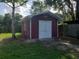 Exterior shot of the shed in the backyard at 5515 3Rd Se St, Lakeland, FL 33812