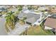 Aerial view of the home, showcasing its well-maintained landscaping and neighborhood surroundings at 7321 Gunstock Dr, Lakeland, FL 33809