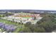 This is an aerial view of a new neighborhood near Lake Maude Recreation Park at 136 Krenson Bay Loop, Winter Haven, FL 33881