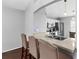 Modern kitchen with granite counters and stainless steel appliances at 1526 Country Chase St, Lakeland, FL 33810