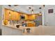 Beautiful kitchen with updated appliances and fixtures, and ample counterspace at 159 Coventry Cir, Haines City, FL 33844