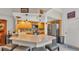 Spacious kitchen with a large island and stainless steel appliances, perfect for cooking at 159 Coventry Cir, Haines City, FL 33844