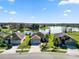 Charming single-Gathering homes with attached garages, beautiful lawns, and a scenic water view at 2443 Torrens Dr, Lakeland, FL 33805