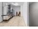 Unfinished basement space with HVAC equipment installed at 246 Laynewade Rd, Polk City, FL 33868