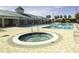 A shot of a pool and hot tub area with nicely laid pavers all around at 2820 Attwater Loop, Winter Haven, FL 33884