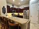 Beautiful kitchen featuring stainless steel appliances and granite countertops at 394 Nolane Ln, Polk City, FL 33868