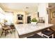 Eat-in kitchen with granite countertops and stainless steel appliances, perfect for dining at 3976 Cypress W Lndg, Winter Haven, FL 33884