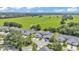 Aerial view of a residential community with manicured green spaces and mature landscaping at 42 Enclave Dr, Winter Haven, FL 33884