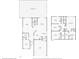 Detailed floor plan showcasing layout of two floors, screened patio/pool, bedrooms, bathrooms, living areas, kitchen and garage at 435 Gleneagles Dr, Davenport, FL 33897