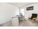 Office area with plush carpet, neutral tones and modern decor at 5531 Keaton Springs Dr, Lakeland, FL 33811