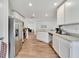 Modern kitchen with stainless steel appliances and granite countertops at 6296 Dolostone Dr, Lakeland, FL 33811