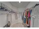 Walk-in closet with wire shelving and clothing storage at 6296 Dolostone Dr, Lakeland, FL 33811