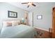 Bedroom offers ceiling fan, soft colors, and natural light at 631 W Park St, Lakeland, FL 33803
