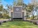 Community entrance sign that reads Winterset, surrounded by well-maintained landscaping at 8303 Waterview Way # 8303, Winter Haven, FL 33884