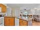 The kitchen is open to the living area, so you can carry on a conversation with Gathering and friends at 8303 Waterview Way # 8303, Winter Haven, FL 33884