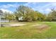 Expansive backyard with mature trees and plenty of room at 1925 N Combee Rd, Lakeland, FL 33801